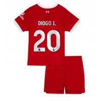 Camiseta Liverpool Diogo Jota #20 Primera Equipación para niños 2023-24 manga corta (+ pantalones cortos)